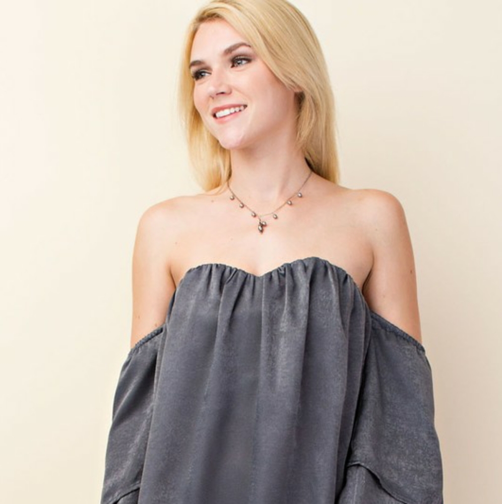 Off Shoulder Top - Picture 2 of 3
